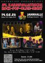 24. Karnevalistische Rock-Pop-Oldie-Night am 14.02.26 Einlass 18:30 Beginn 20:00 in der Jahnhalle